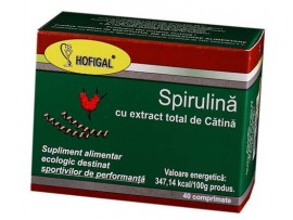 Hofigal - Spirulina cu extract total de catina 40cp